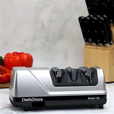 Chef S Choice Model 130 3 Stage Professional Electric Knife Sharpener Chef S Choice By Edgecraft