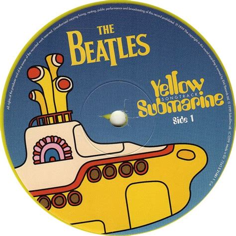 The Beatles Yellow Submarine Songtrack Colored Vinyl Lp In