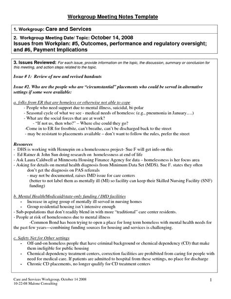 Meeting Summary - Examples, Format, How to Write, Pdf