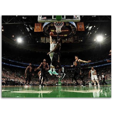 Jayson Tatum Dunking on Lebron Poster - Etsy