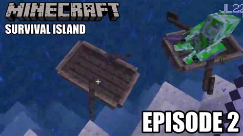 Boats Are Broken Lets Play Minecraft Survival Island Episode 2 Youtube