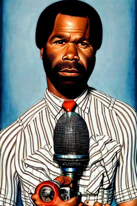 Cody Chesnutt Portrait By Gil Elvgren And Norman Stable Diffusion