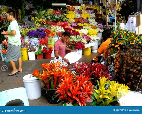 Flower Shops In Market Market In Bonifacio Global City Editorial Image