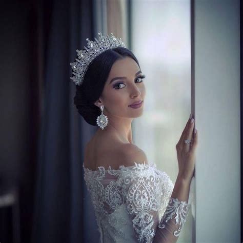 Beautiful Bridal Hairstyles With Tiaras Bridal Bridal Crown Wedding