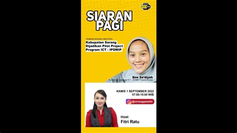 Kabupaten Serang Dijadikan Pilot Project Program ICT IPDMIP YouTube