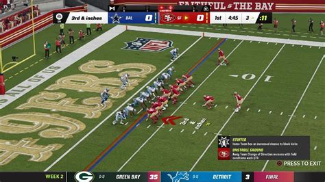 Madden 23 Franchise Cowboys 49ers Week 2 Youtube