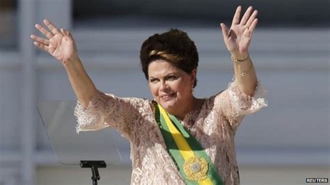 Brazil President Dilma Rousseff Sworn In For Second Term Bbc News