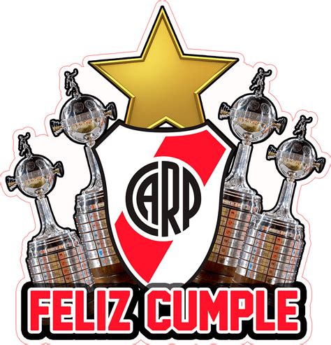 3 Ideas Para Imprimir De Cake Topper Feliz Cumple Del Club River Plate