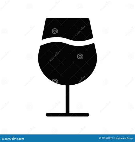 Wine Glass Icon Stock Vector Illustration Of Event 295532272