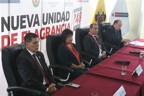 Poder Judicial Y Autoridades Inauguran La Nueva Unidad De Flagrancia De La Corte Superior De