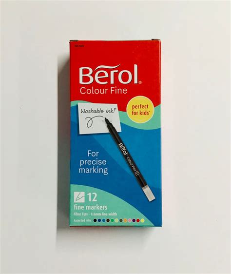 Berol Colour Fine Pens Assorted 12 Pack — Shoprca