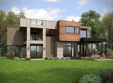 Open Floor Plan Contemporary Style House Plan 1380: Capella | House ...