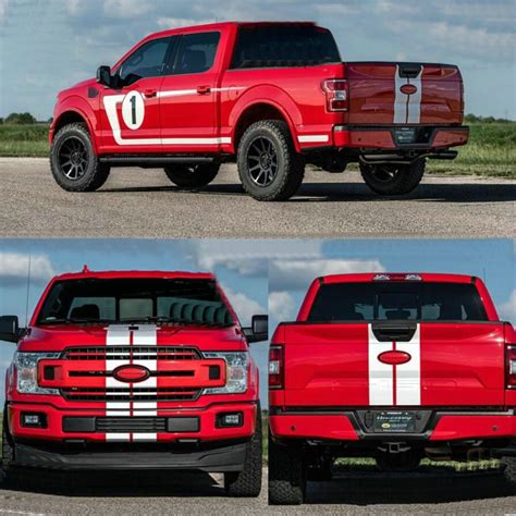 Graphics Racing Stripe Decal Kit For Ford F 150 Hood Roof Rear Car Side Stickers Ebay