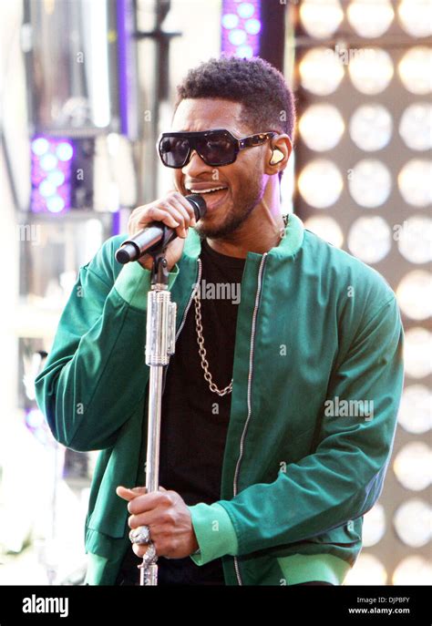 Usher Performing Live At Rockefeller Center As Part Of Today Shows