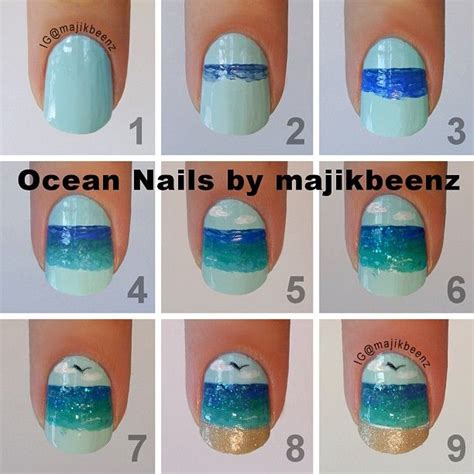 Beautiful Summer Nail Tutorials - Styles Weekly