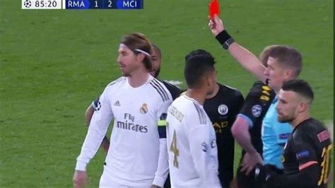 4 Kali Dapat Kartu Merah Menjadikan Sergio Ramos Si Raja Kartu Merah Di