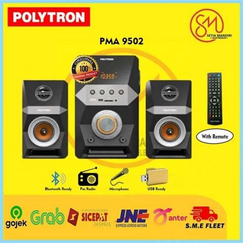 Jual Polytron Pma 9502 Active Speaker Aktif With Bluetooth Karaoke