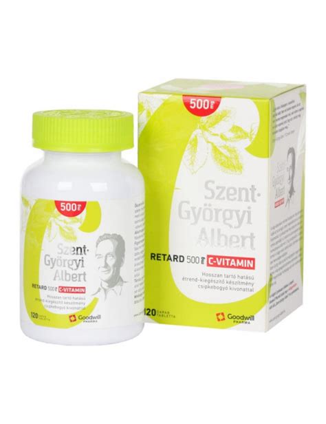 Szent Gy Rgyi Albert C Vitamin Mg Retard Tabletta Prevenci Patika