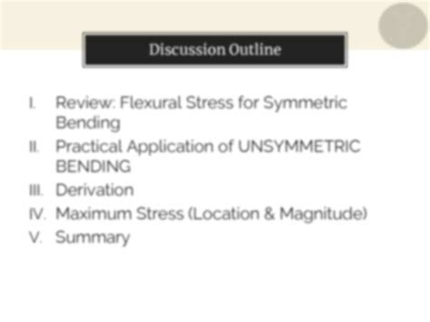 SOLUTION 01 Unsymmetrical Bending Studypool