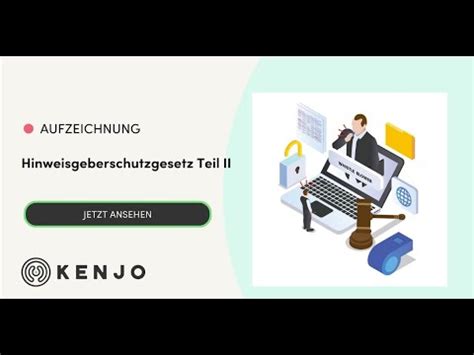 Webinar Zum Hinweisgeberschutzgesetz Youtube