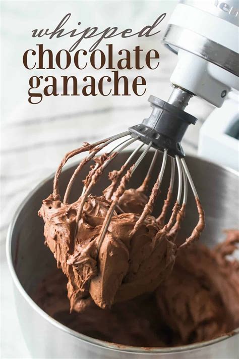 Whipped Chocolate Ganache Just 2 Ingredients And The Most Incredible