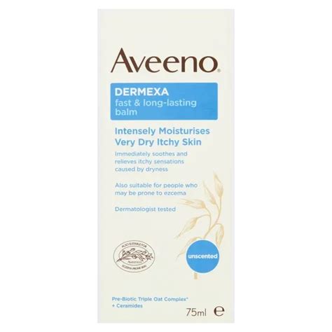 Aveeno Dermexa Fast And Long Lasting Itchy Skin Balm 75ml