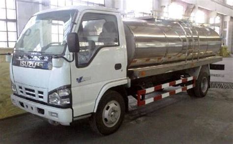 Isuzu M Stainless Steel Milk Tank Truck X Liters Milk