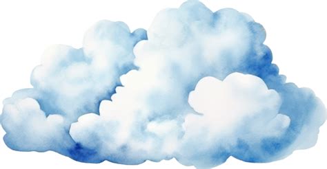 Watercolor Clouds PNGs for Free Download