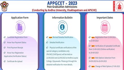 Ap Pgcet Counselling Schedule Revised Registrations Close