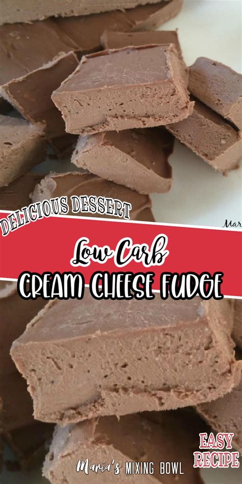 Keto Fudge Recipe Cream Cheese Mallie Berman