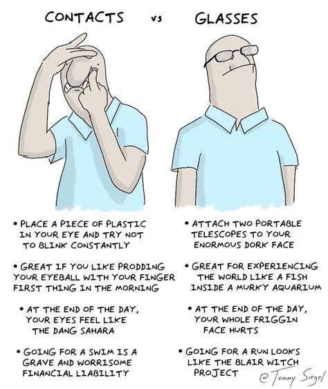 Contacts Vs Glasses A Guide Oc R Comics