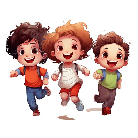 Happy Kids Cartoon Happy Clipart Cartoon Clipart Kids Clipart Png