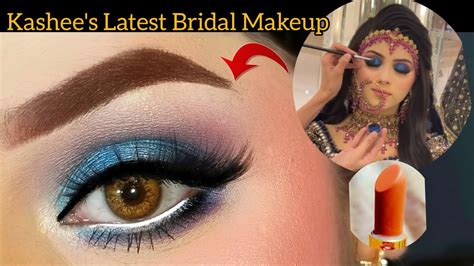 Kashee S Master Class Smokey Blue Eyes Makeup Tutorial How Kashees