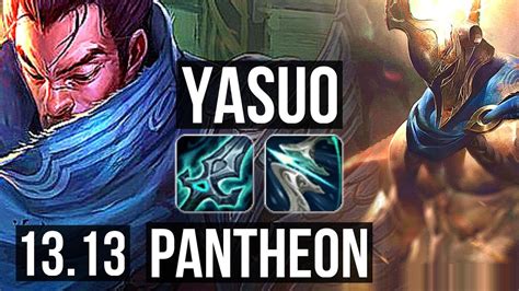 Yasuo Vs Panth Top Solo Kills M Mastery Games