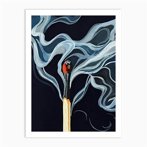 Matchstick Art Print by Canvas Haven Decor - Fy