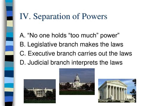 Ppt The 6 Key Principles Of The United States Constitution Powerpoint