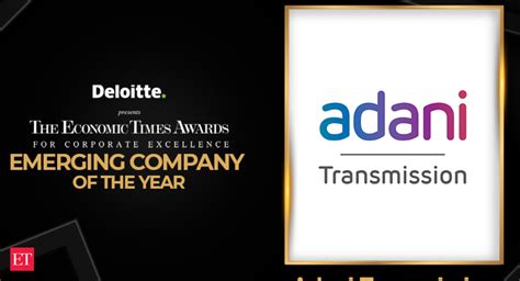 Et Awards 2022 Emerging Company Of The Year Adani Transmission The Economic Times Video