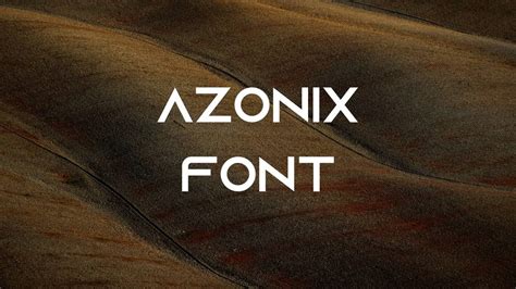 Azonix Font Download Fonts