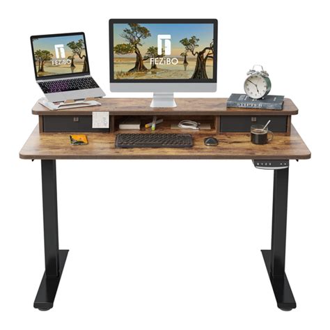 FEZIBO ELECTRIC STANDING DESK ASSEMBLY INSTRUCTIONS MANUAL Pdf Download | ManualsLib