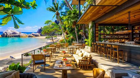 Summer Seaside Cafe Harmony Calm Tropical Beach Ambience Bossa Nova