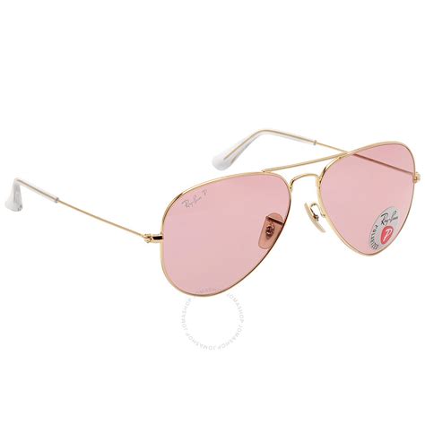 Ray Ban Aviator Classic Gold Polarized Pink Legend Sunglasses Rb3025 00115 58 Aviator Ray