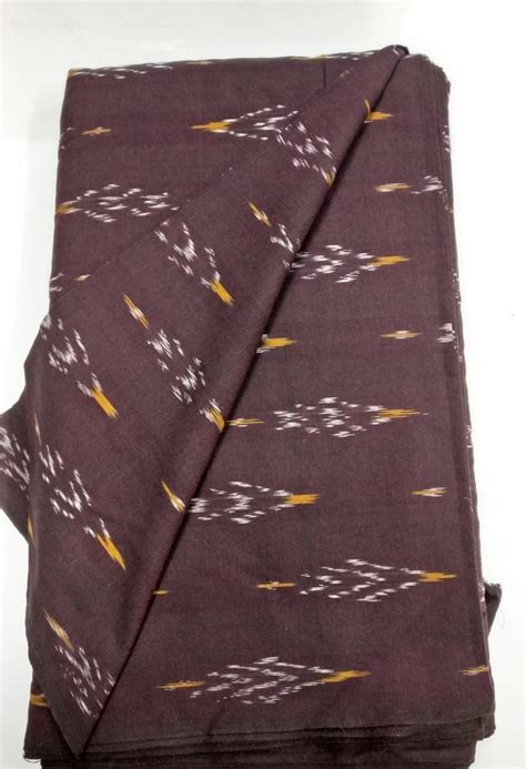 100 Cotton Brown Woven Ikat Fabric At Rs 140 Meter Ikat Fabric In