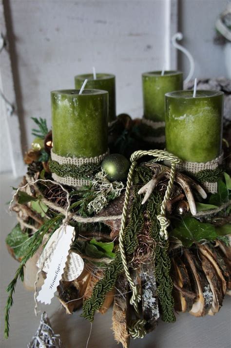 151 Besten Adventskranz Adventsgesteck Bilder Auf Pinterest