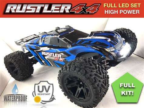 Led Lights Kit For Rustler 4x4 Vxl Xl 5 For Traxxas By Polo Creations