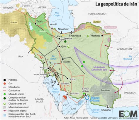 El Mapa De La Geopol Tica De Ir N Mapas De El Orden Mundial Eom