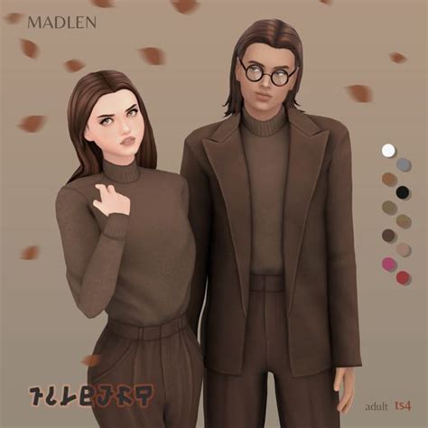 Filbert Fall Set Madlen In 2024 Sims 4 Clothing Sims 4 Mods