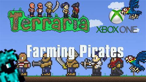 Terraria Xbox One Lets Play Farming Pirate Invasion Youtube