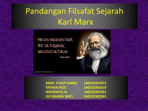 Biografi Karl Marx Dan Pemikirannya