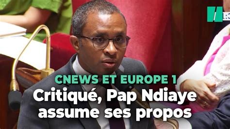 Pap Ndiaye critiqué après ses propos sur CNews et Europe 1 répond