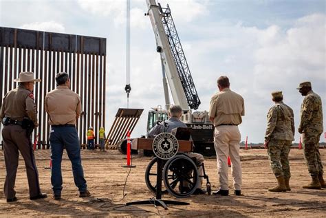 Gov Greg Abbott Has Touted The States Efforts To Build A Border Wall